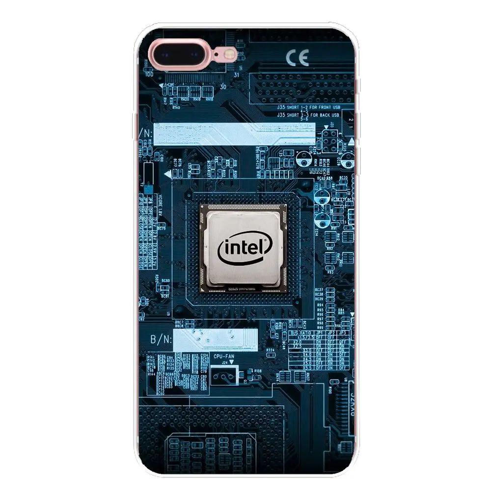 Silicone Phone Shell Cover funny motherboard For Xiaomi Redmi 4 3 3S Pro Mi3 Mi4 Mi4i Mi4C Mi5 Mi5S Mi Max Note 2 |