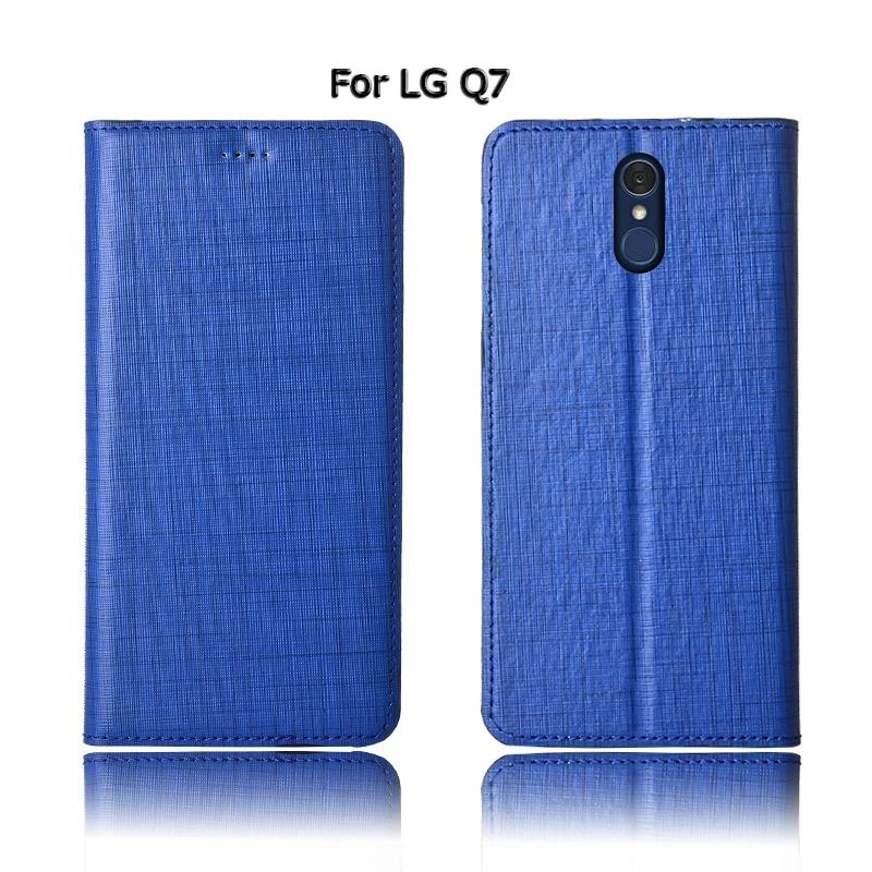 Чехол-книжка ручной работы из натуральной кожи для LG Q6 Mini Q7 G6 G7 G8 G8S ThinQ с магнитной подставкой