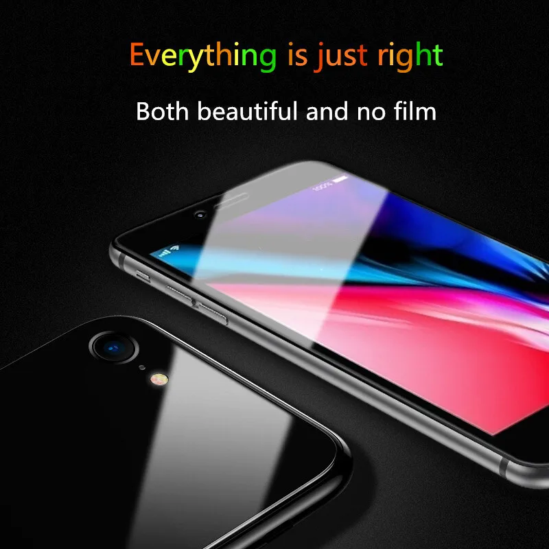 2.5D 9H защита экрана закаленное стекло для iPhone 6 6S 5S 7 8 SE 4S 5 5C XR XS Max закаленное стекло для iPhone 7 6 6S Flim glass