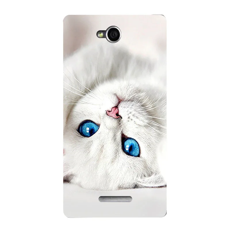Милый чехол для телефона Sony Xperia C S39H C2305 2305 мягкий силиконовый из ТПУ с