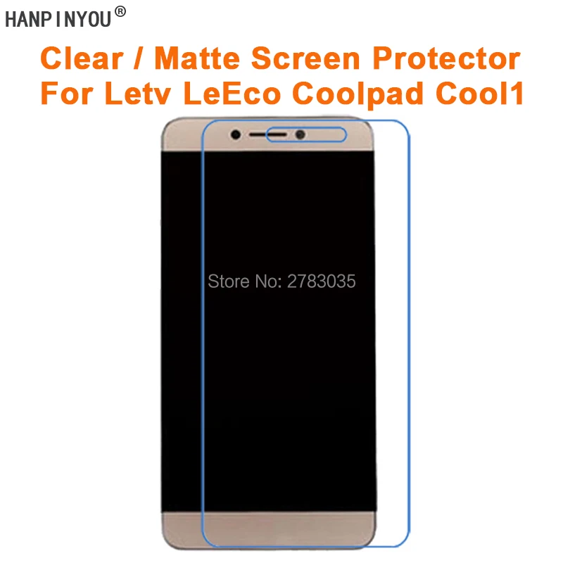 Прозрачная глянцевая/Антибликовая матовая защитная пленка для Letv LeEco Coolpad Cool1 Cool 1