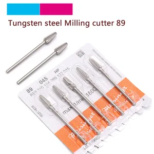 Высокое качество 1 шт. Вольфрам Сталь Шлифовальная головка 2,35 мм хвостовик фрезы заусенцы ДЛЯ Деревянные кости оливково-ядерный резьба по дереву инструменты 89