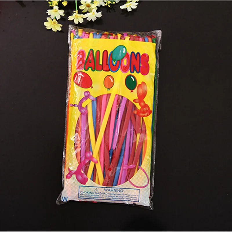 Горячая волшебная игрушка Длинные Воздушные шары высокого качества толстые (100