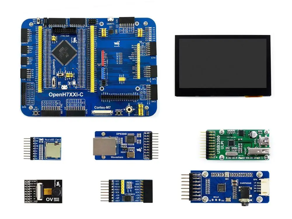 Плата разработки Waveshare OpenH743I-C посылка A STM32H7 | Компьютеры и офис