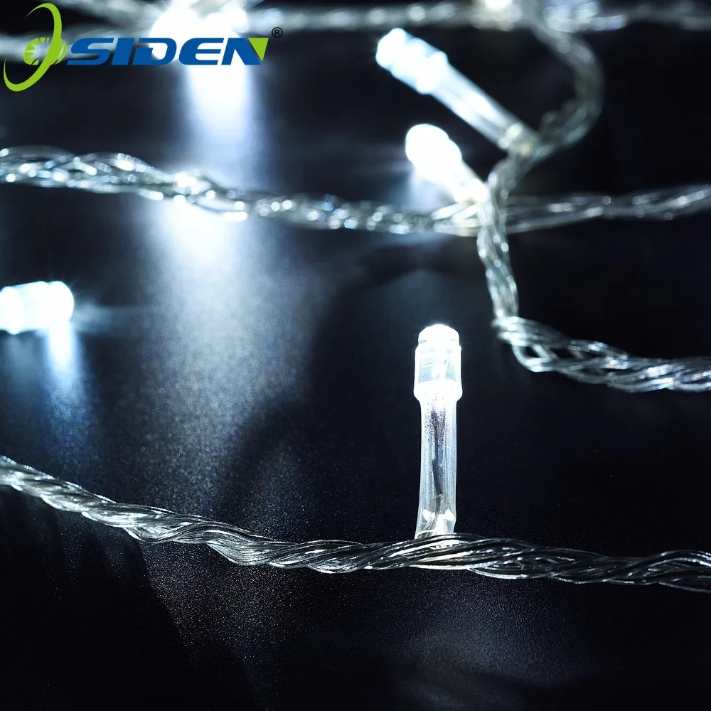OSIDEN рождественские строки света AC110V 220 V Свадебные/вечерние украшения световая гирлянда на открытом воздухе Водонепроницаемый светодиодный светильник 9 Цвет 500 светодиодный 50 м