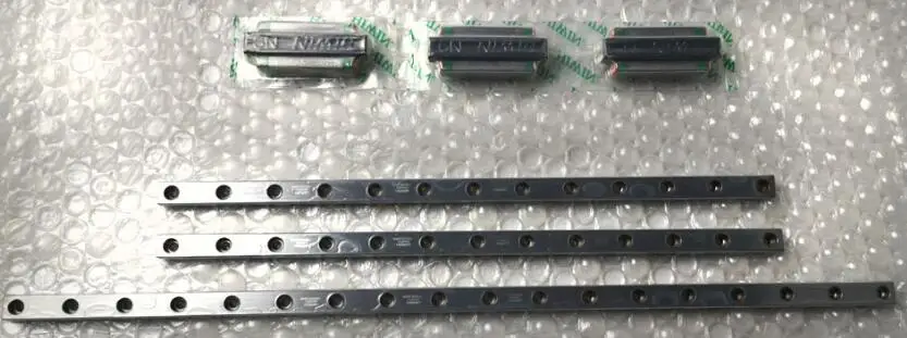 Packaged Separately HIWIN из нержавеющей стали MGN9 250 мм 350 мм линейная направляющая с MGN9H направляющие блоки каретки для 3d принтера - Цвет: Packaged Separately
