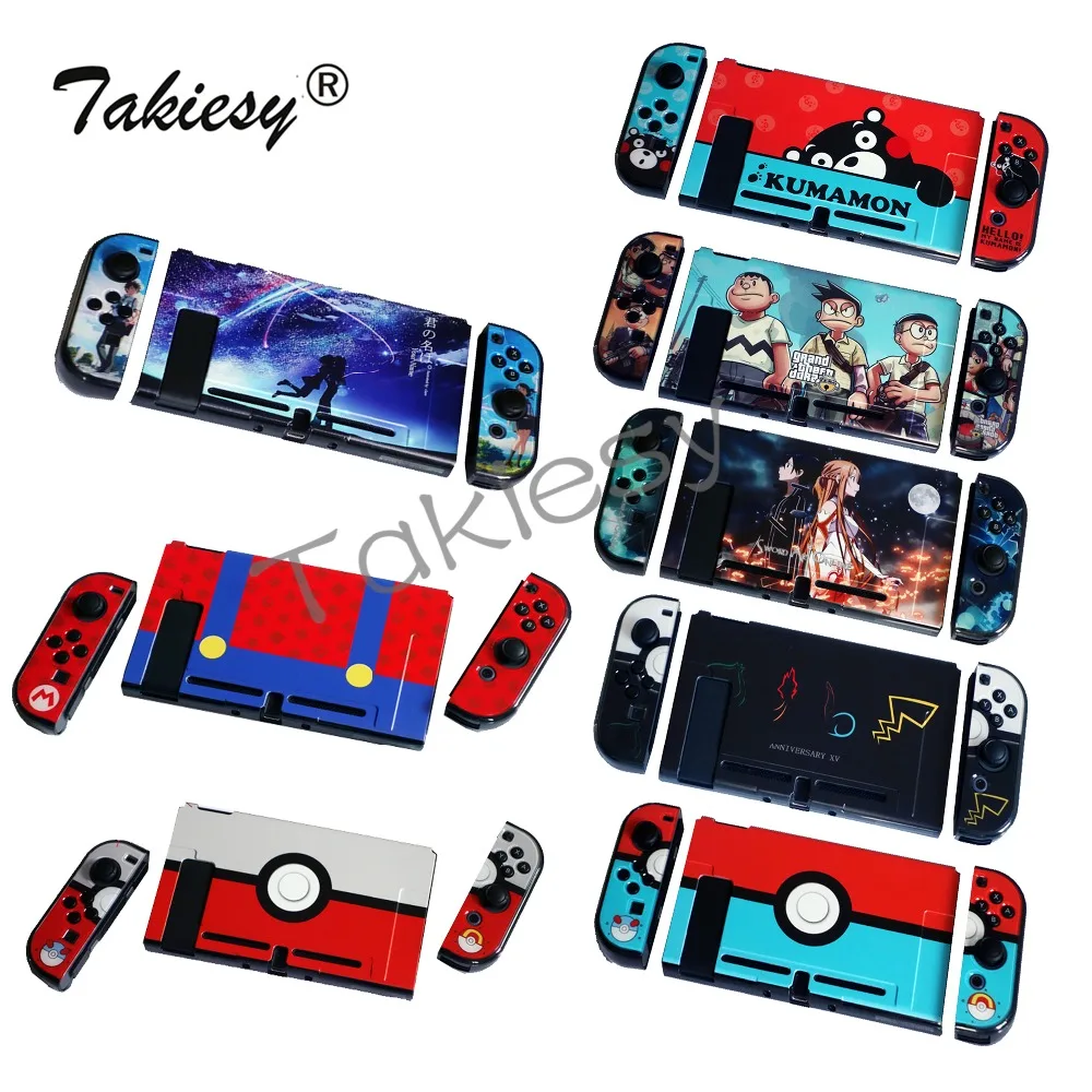 Жесткий чехол Nintendo switch Switch цветной узор жесткий Кристальный защитный для nitendo |