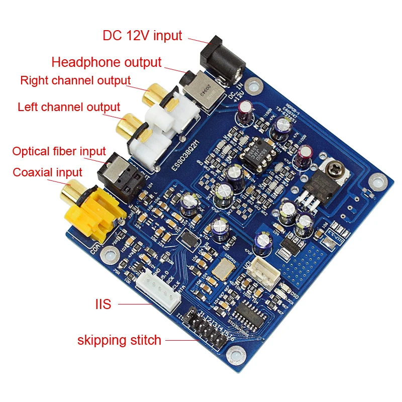 Aiyima ES9038Q2M декодер плата DAC ies DSD оптический коаксиальный вход декодеры для аудио
