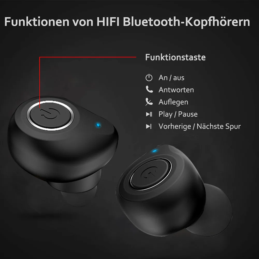 TWS V11 Bluetooth наушники 5 0 настоящие беспроводные бинауральные вкладыши стерео