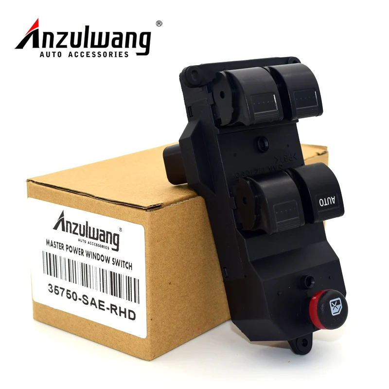 Anzulwang Электрический переключатель окна 35750-SAE-RHD 35750 saerhd для 02-06 Honda CR-V CRV