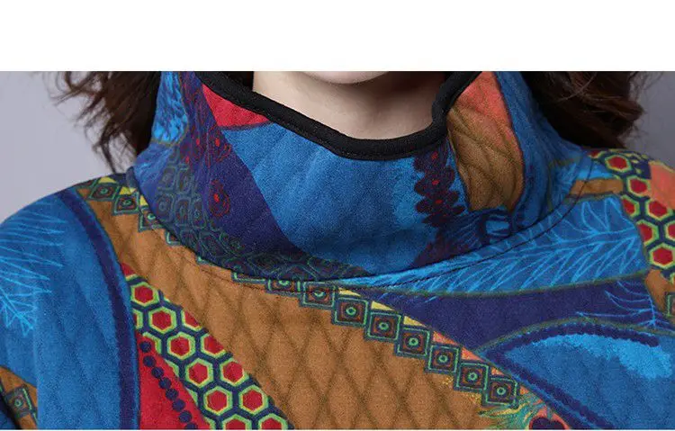 2020 осенне-зимнее женское платье высокого качества в национальном стиле