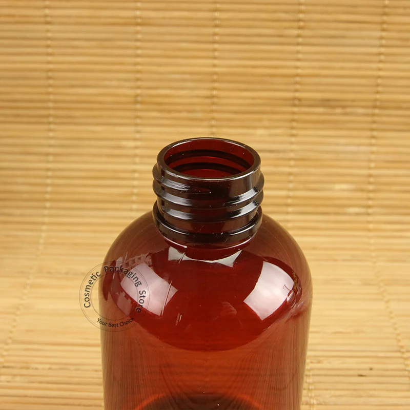 20 шт./лот оптовая продажа 120 мл пластиковая бутылка для лосьона пустая Янтарная