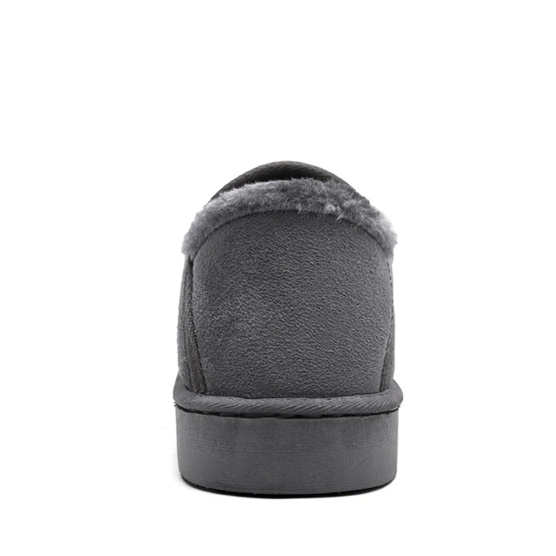 Winter Hot Sale Warm Men Cotton Slippers Shoes Big Size 36-45 Winter Wrapped Heel Home Slippers Men With Fur Mans footwear