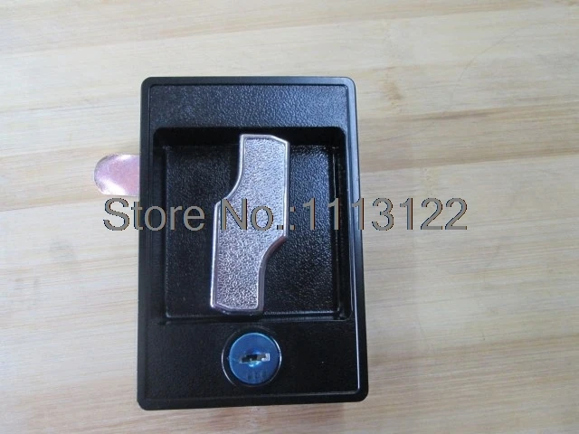 Роскошный замок для полки шкафа с длинным стержнем промышленный ручкой черный