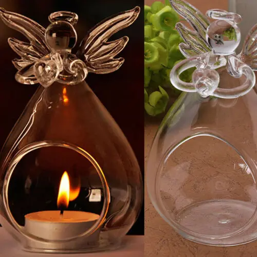 Ангел Стекло с украшением в виде кристаллов подвесной чайный светильник