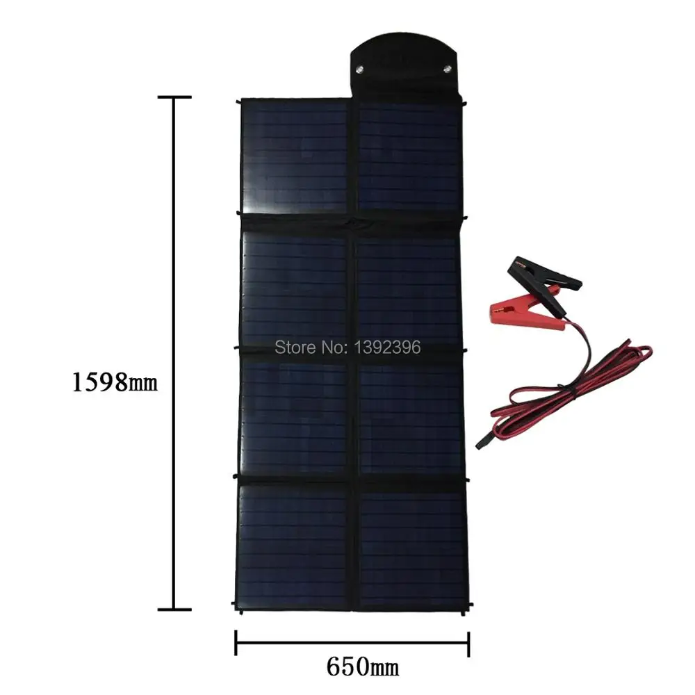 100 Вт солнечная панель холодильник складной солнечный зарядный набор
