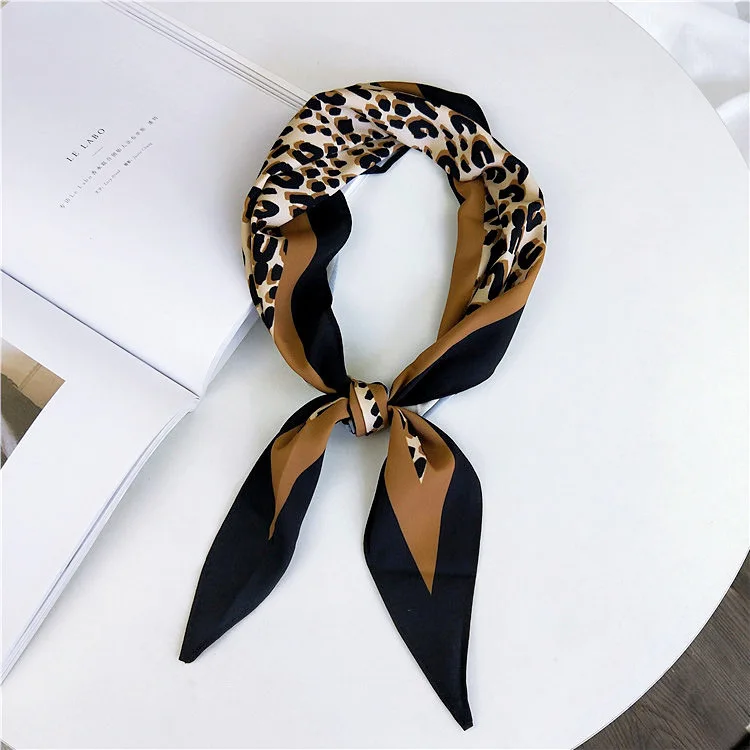 Лидер продаж Женский шифоновый шарф с рисунком Леопардовый принт цепью выбор