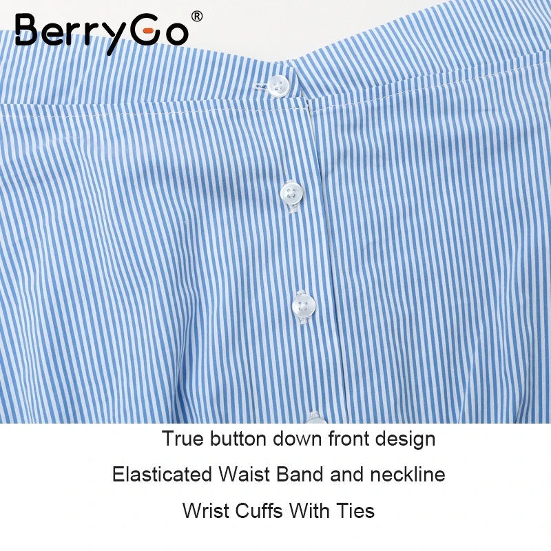 Женское платье с открытыми плечами BerryGo красное пляжное пуговицами и длинными