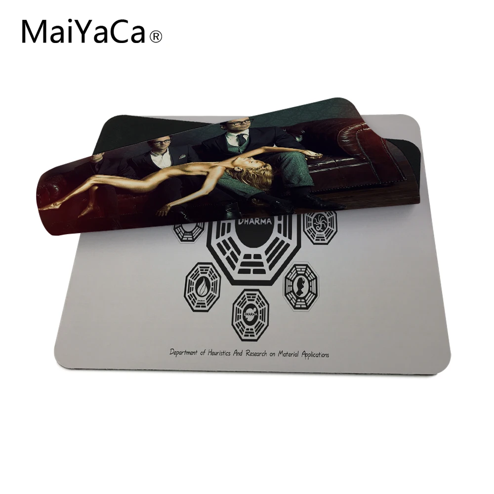 MaiYaCa Lost ТВ серии Dharma новые коврики для мыши размеры 18x22 см и 25x29 см