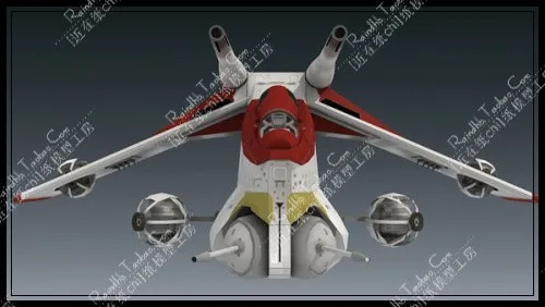 3D бумажная модель Звездные войны Республика модель боевого вертолета DIY собранная игрушка ручной работы