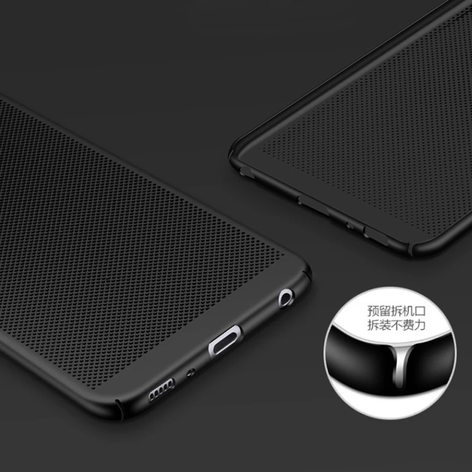 Теплоотводящая крышка для Samsung Galaxy S8 Plus чехол PC Mesh Пластик жесткий S7 Edge Note 8 S9 A3 A5 A7