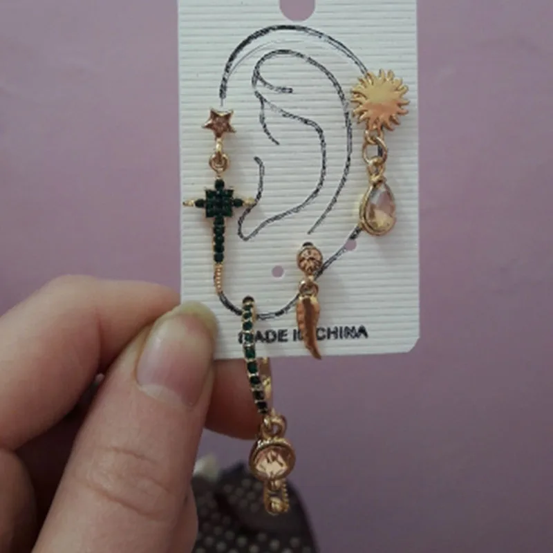 

Серьги-гвоздики женские в стиле бохо, 4 шт./компл.