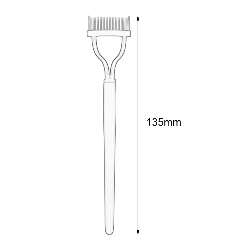 Профессиональная женская Расческа для макияжа ресниц стальная игла леди ресницы