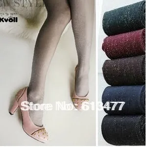 Зимние женские сексуальные колготкивязаные чулки, брюки, Колготки с жемчужинами, серебристые шелковые колготки с луком, для женщин, для ношения зимой