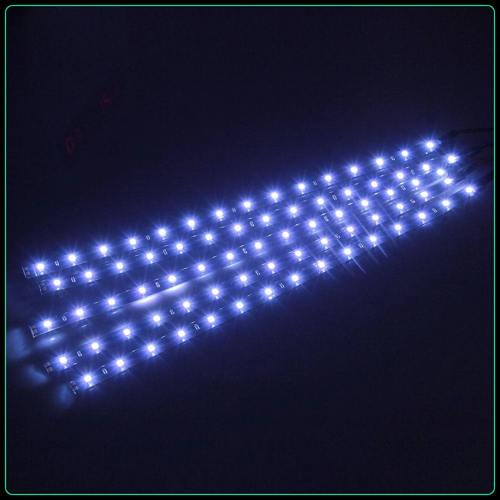 Carsty 2 шт./пара 60 см в высоту Мощность гибкий Светодиодные ленты светильник