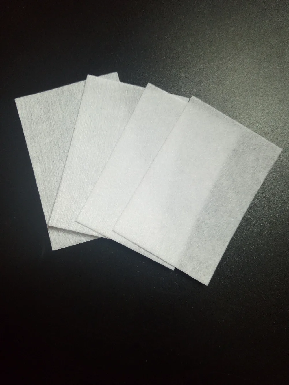 60 шт./пакет для удаления лака ногтей розовые и белые чистящие салфетки прозрачные