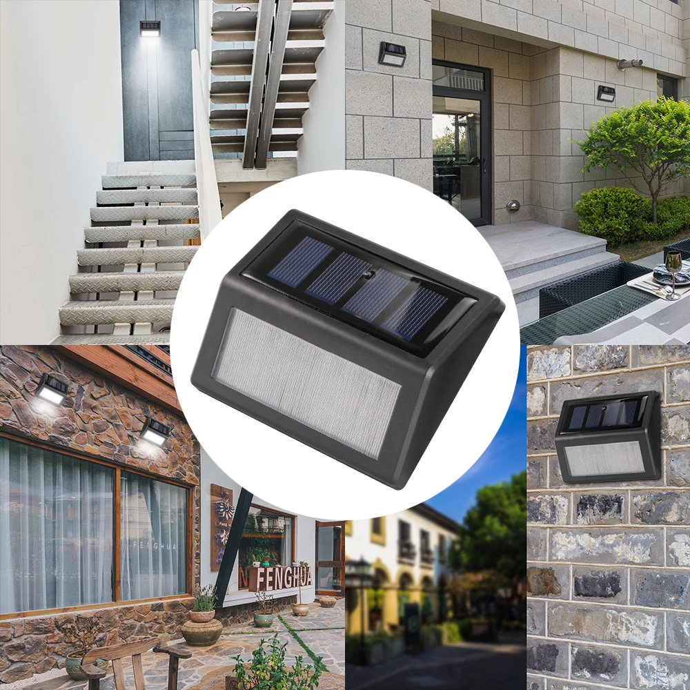 Водонепроницаемый светодиодный светильник на солнечной батарее 6 шт. с датчиком