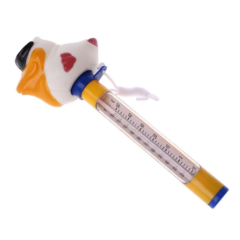 Плавающий термометр с милыми животными для наружного и внутреннего бассейна