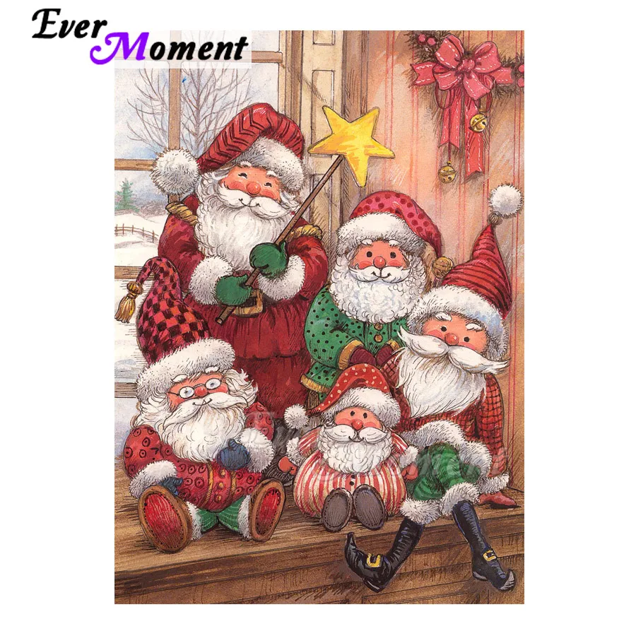 Ever Moment бриллиантовый рисунок Рождество Санта Клаус семья санта клаус картина