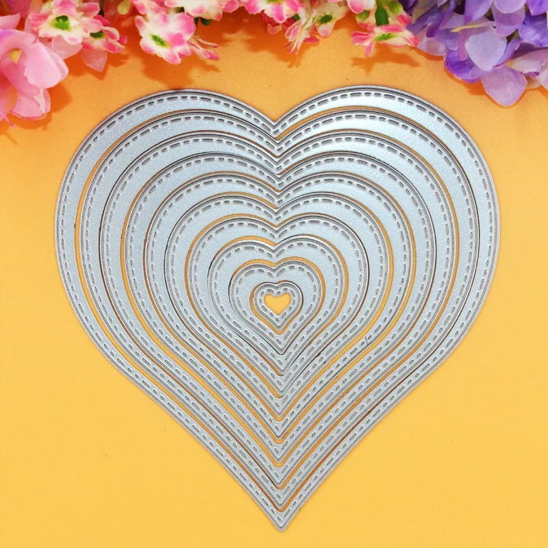 Металлические Вырубные штампы YINISE вырубные для скрапбукинга трафареты любовь
