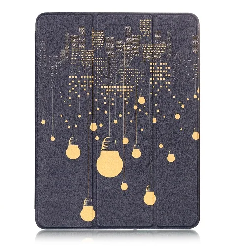 As photo showed Чехол для iPad 9,7(6-го поколения)/(5-го поколения) для iPad Air 2& 1 Smart Cover с держателем карандаша и функцией автоматического сна/пробуждения - Цвет: As photo showed