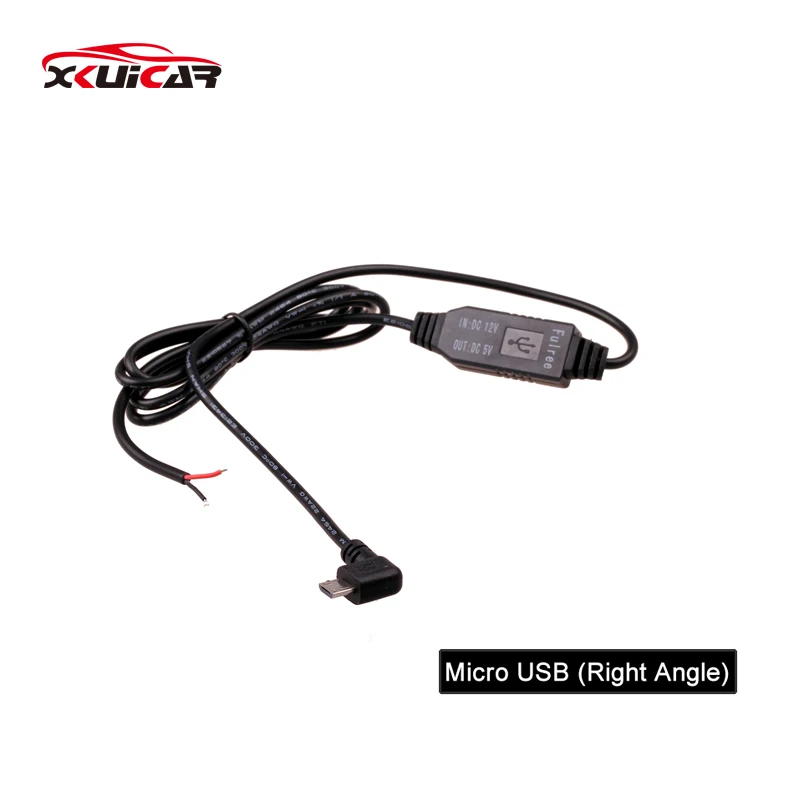 Micro USB Right DC 12V до 5V микро и мини USB Инвертор конвертер автомобильное зарядное устройство для мобильного телефона DVR рекордер камера gps планшет(3 метра - Название цвета: Micro USB Right
