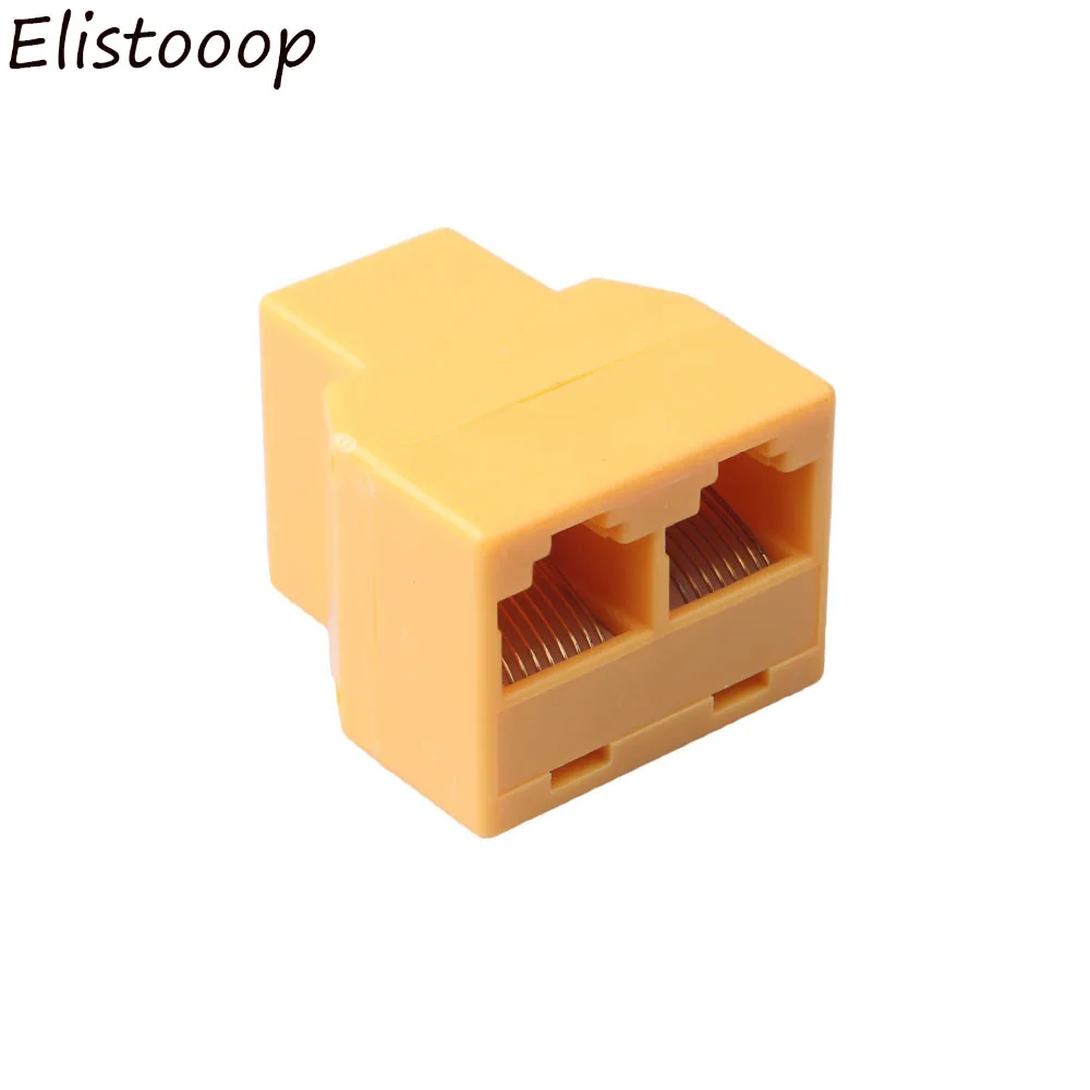 Сетевой кабель Ethernet с 1 на 2 каналами 3 шт. гнездовой Разветвитель RJ45