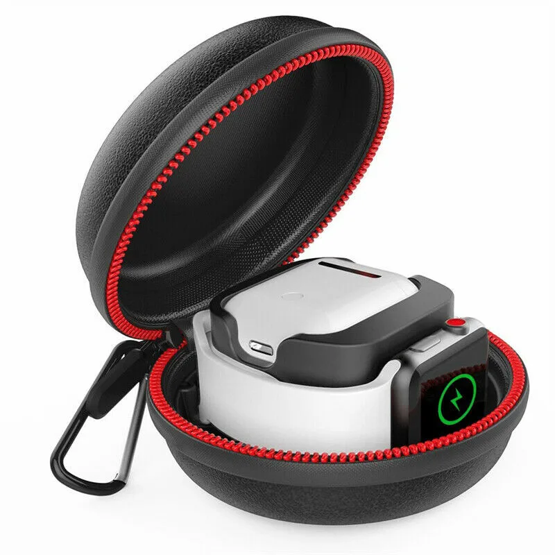 Для Apple Watch iWatch Airpods зарядная подставка Док-станция портативный дорожный Чехол