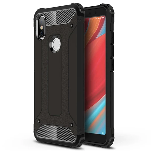 Black Противоударный армированный резиновый силиконовый чехол для телефона Xiaomi Redmi Note 7 6 5 Pro PC защитный чехол для Redmi Note 5A 4 4X5 Plus 6A - Цвет: Black