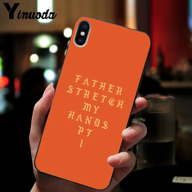 11pro MAX Kanye West I FEEL LIKE PABLO Smart Cover черный мягкий чехол для телефона для iPhone 5 5Sx 6 7 7plus 8 8Plus X XS MAX XR