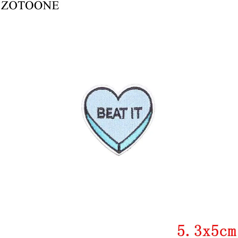 Нашивки ZOTOONE с планетами наклейки в виде сердца самодельные нашивки