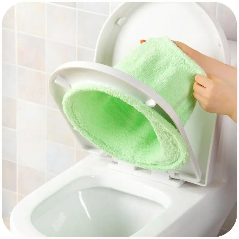 Съемный моющийся чехол для сиденья Toliet, мягкие подушечки для сиденья унитаза, o-образный чехол для сиденья унитаза для ванной комнаты