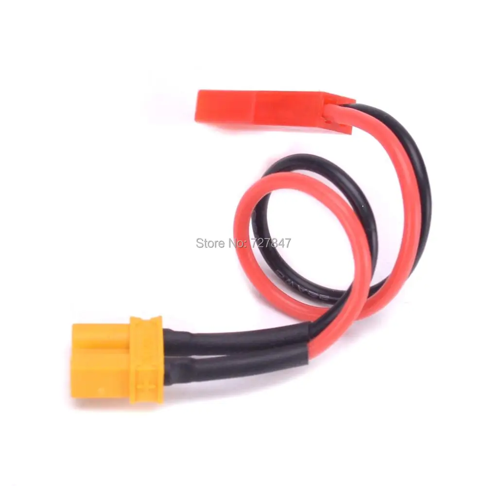 Разъем Amass XT30U XT30 штекер/гнездо для JST силиконовый провод 22AWG кабель RC хобби