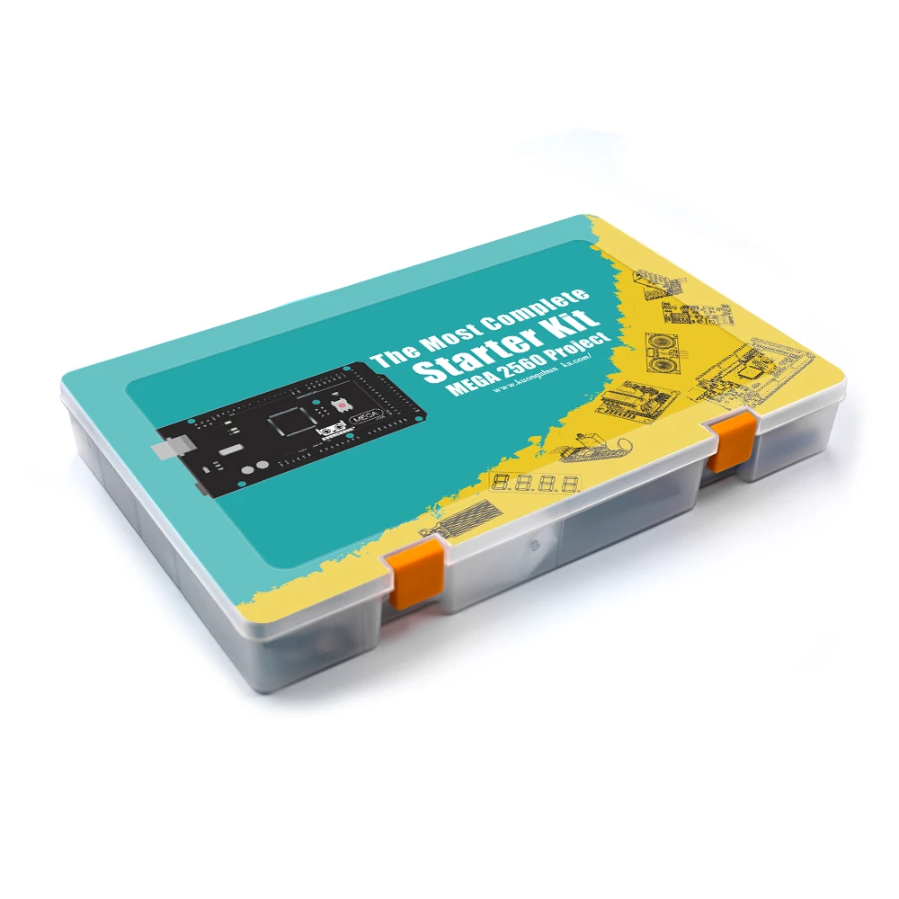 Пусковой набор KUONGSHUN Mega 2560 полный стартовый для Arduino UNO Nano | Компьютеры и офис