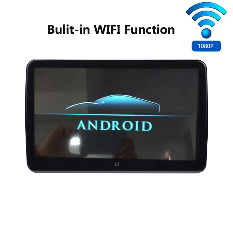 Cemicen 10,6 дюймов Android 6,0 Автомобильный подголовник монитор 1920*1080 HD 1080P видео ips сенсорный экран wifi USB/SD/HDMI/IR/Bluetooth/FM