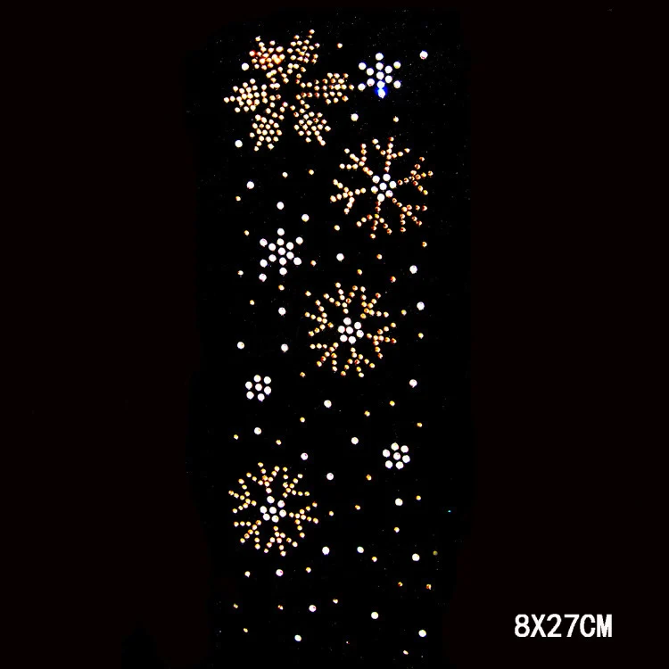 Прозрачные стразы сделай сам горячая фиксация аппликация из страз узор одежда с