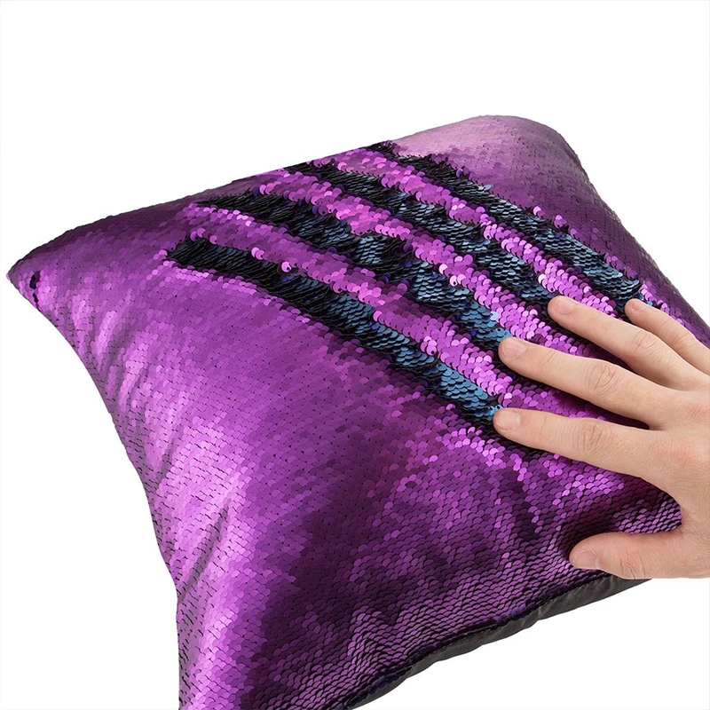 Новинка 2017 года два-Русалка блесток Подушки Детские DIY декоративные Цвет