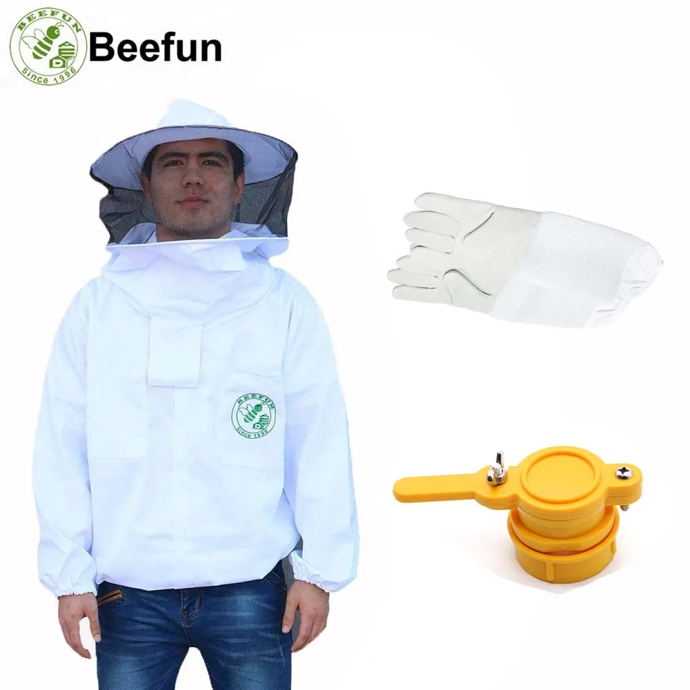 Beefun Высококачественная пчеловодческая куртка унисекс костюм для пчеловодства