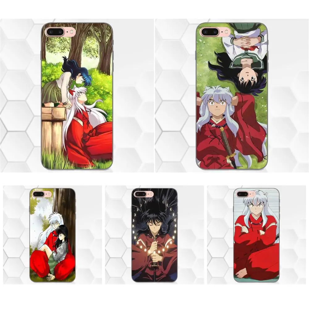 Мягкий чехол из ТПУ с аниме комиксом Inuyasha для Galaxy C5 C7 J1 J2 J3 J330 J5 J6 J7 J730 2017 Ace Core Duo Max