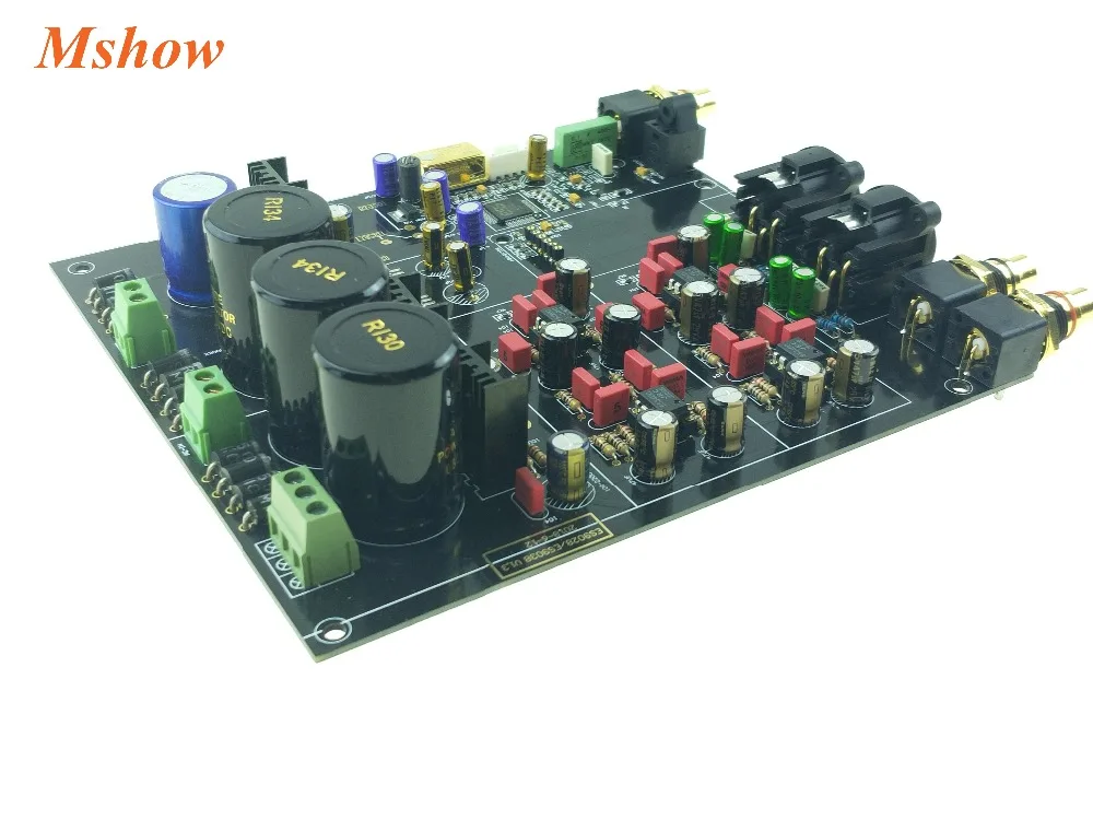 ES9028 ES9028PRO DAC ies 384K DSD XLR высокое качество hifi аудио опция Amanero или XMOS USB модуль+ пульт дистанционного управления